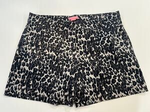 Leopard Animal Print Shorts Isaac Mizrahi New York Size 16